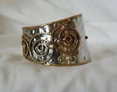 Vintage Tibetan Cuff Bracelet Hippie Chick Festival Wear Accessories Dead Lot Shakedown Street Handmade Boho Jewelry