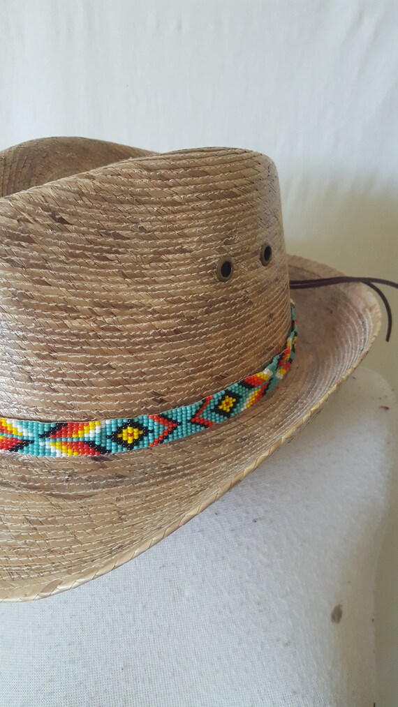 Beaded Hatband Handmade Native American Style - image 2