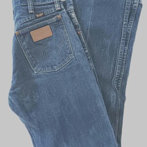 Vintage Wrangler Women's Jeans | High-Rise Straight Leg Denim | 90s Western Style 29x30 USA image 5