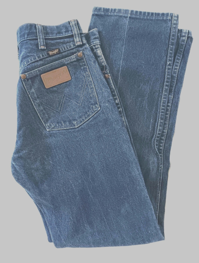 Vintage Wrangler Women's Jeans | High-Rise Straight Leg Denim | 90s Western Style 29x30 USA image 5