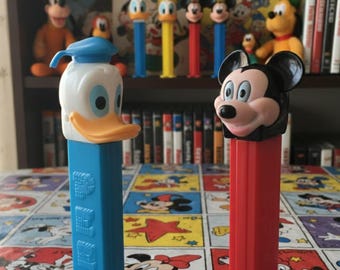 Vintage Disney PEZ Duo – Mickey & Donald Collectible Dispensers