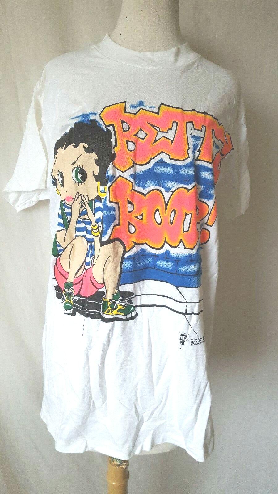 BETTE BOOP 90sヴィンテージtシャツ 90'S BETTY BOOP VINTAGE BLACK T-SHIRT – Parallel
