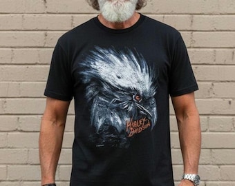 Harley-Davidson Shirt: Precision 90s Men's Original Eagle T-shirt  Large