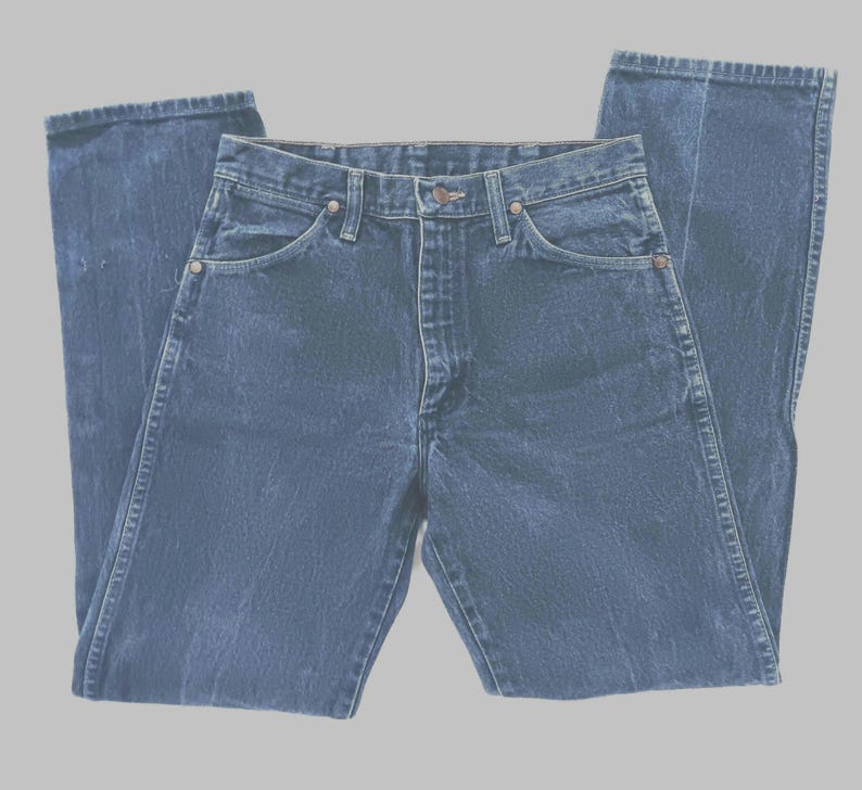 Vintage Wrangler Women's Jeans | High-Rise Straight Leg Denim | 90s Western Style 29x30 USA image 3