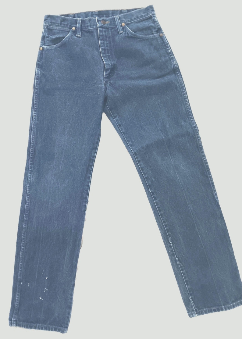 Vintage Wrangler Women's Jeans | High-Rise Straight Leg Denim | 90s Western Style 29x30 USA image 4