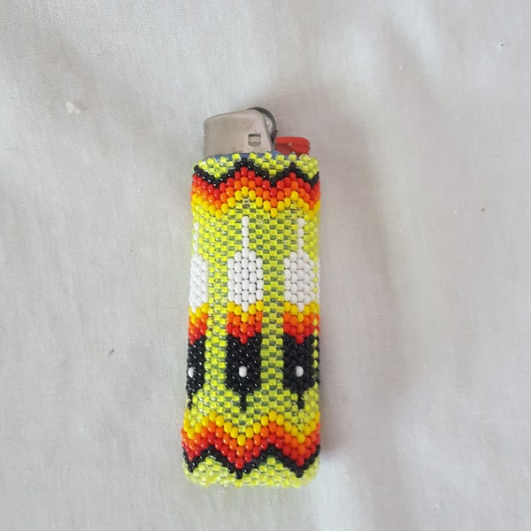 Beaded Lighter Cover Etsy