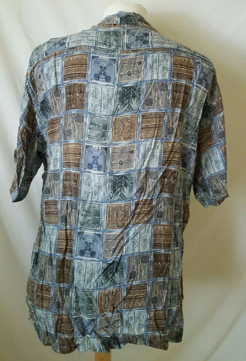 Pierre Cardin Patterned Shirt 80/'s Men/'s Shirt Vintage Pierre Cardin Shirt