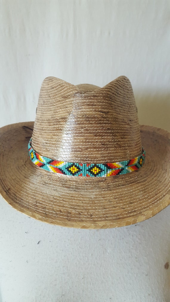 Beaded Hatband Handmade Native American Style