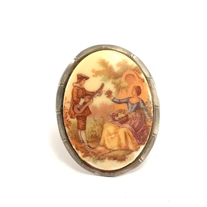 Vintage Brooch // Silver Brooch // Vintage Jewelry // Jewelry // Western Germany // 70s