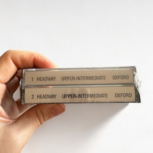 Vintage Headway Upper-Intermediate 2 Cassette Tapes/ John and Liz Soars/ Oxford English/ Vintage Cassette Tapes/Audio Learning/ 1987/
