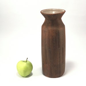 Vintage Clay Vase//Brown//Decorative image 2