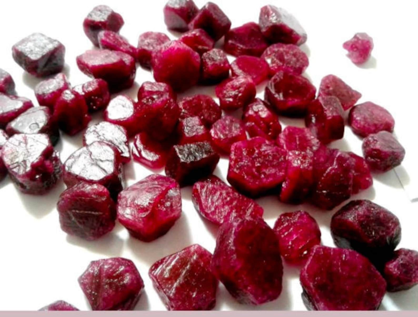 Burma Ruby Rough, Natural Rubies Red Ruby Rough Wholesale Lot Loose