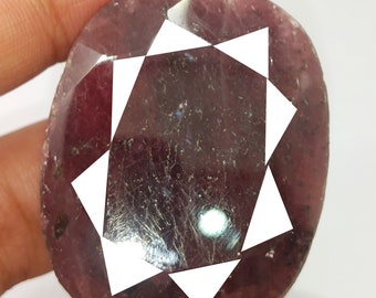 363 Cts 100% Natural Red Ruby Oval Cut Loose Gemstone Genuine Ruby Gemstone
