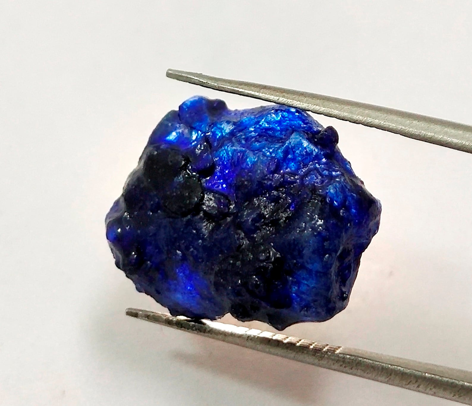 15 Cts Natural Blue Sapphire Rough Loose Gemstone Genuine Etsy Uk