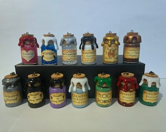 Magic Potion Bottle Necklace: Wizard Potions