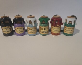Collana Bottiglia Vetro Magica Vintage - Ciondolo Pozione Con Tappo Sughero Fai Da Te