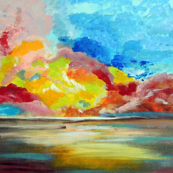 Acrylic Painting on Canvas Original Etsy