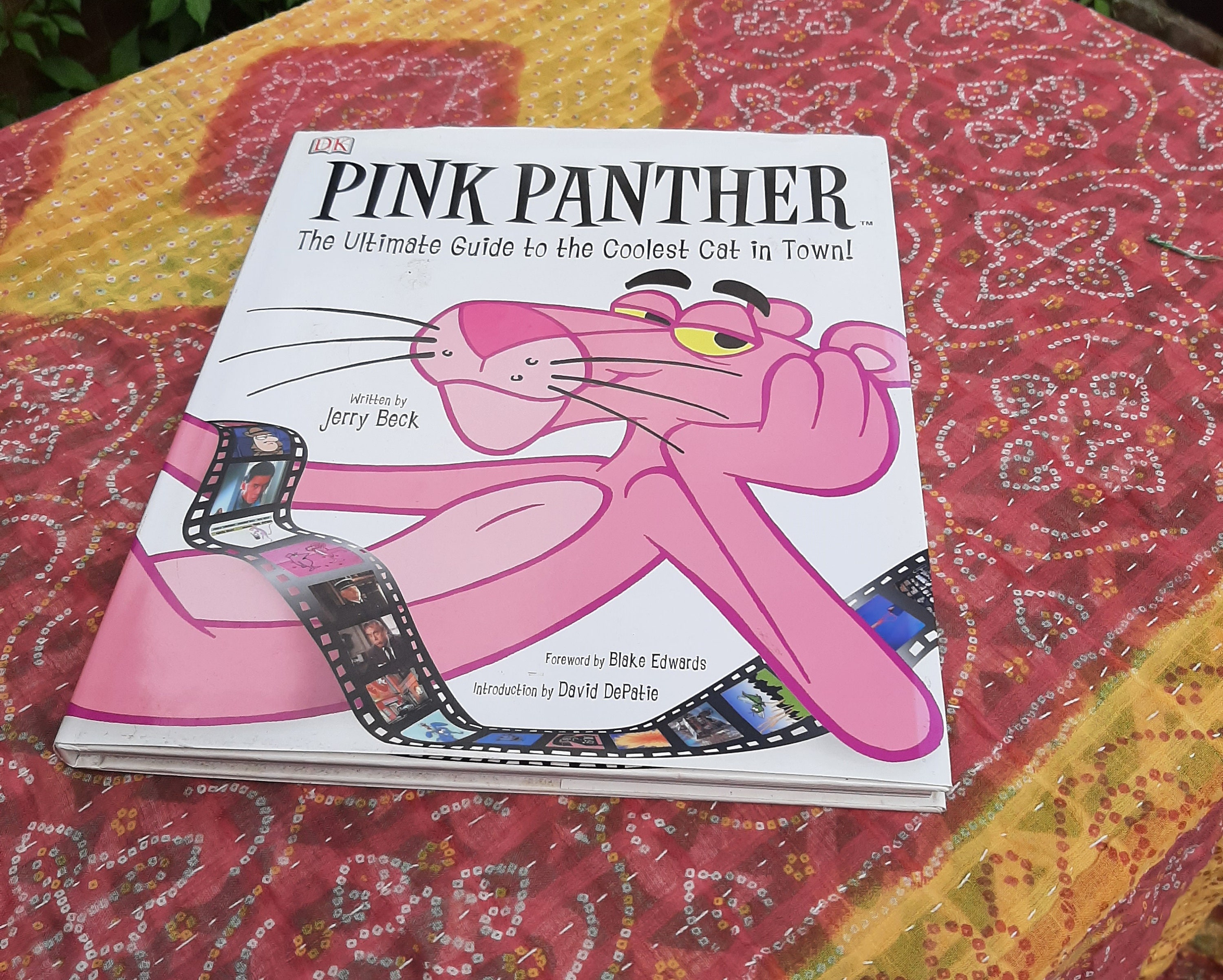 Large Coffee Table Book Pink Panther Social History Movies Cartoon 