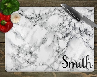Boxer Oil Paint style Decorative Round Glass Cutting Board