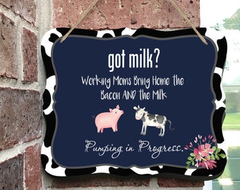 Nursing Sign for Door, Moms Room Sign, Privacy Please, Pumping In Progress, New Mom Gift, First Time Mom, Nursing Cover, Nursery Door Sign