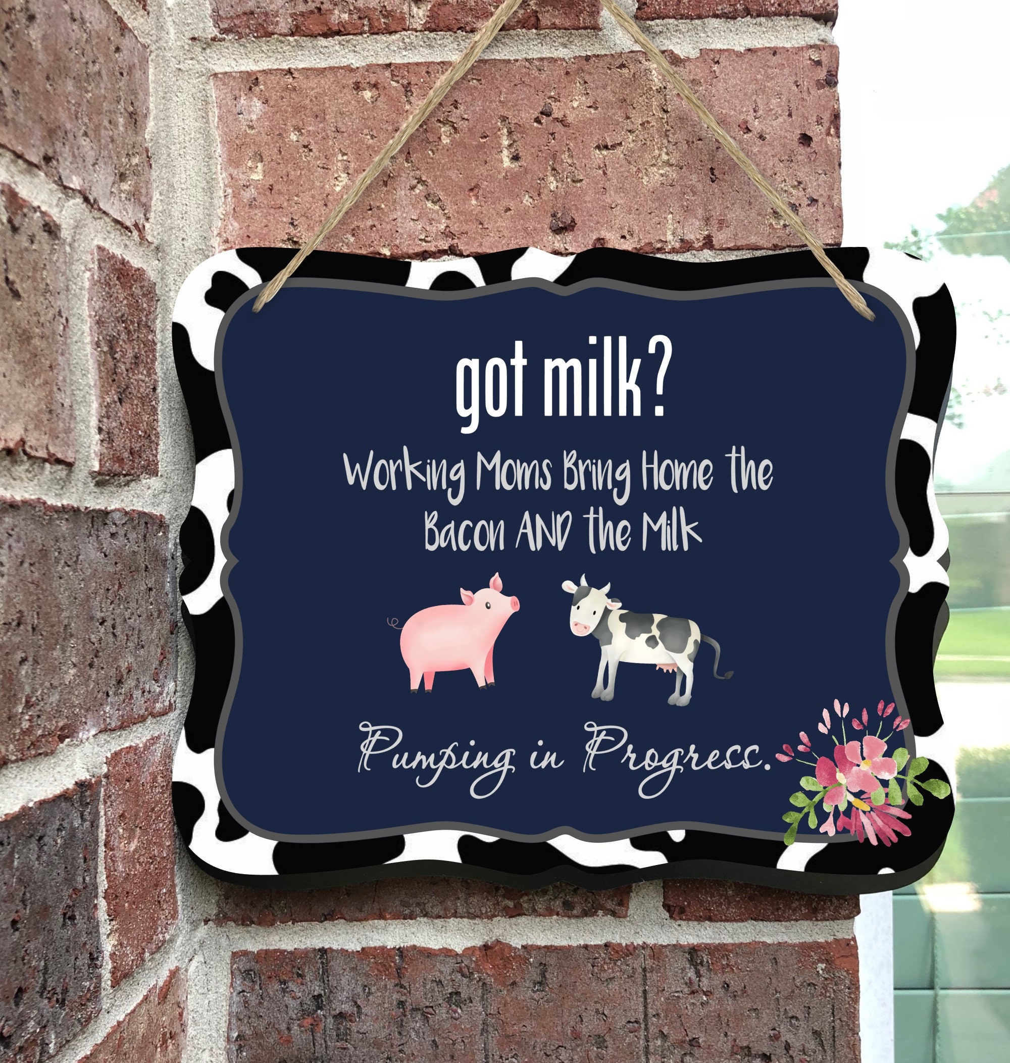 Nursing Sign for Door, Moms Room Sign, Privacy Please, Pumping In Progress, New Mom Gift, First Time Mom, Nursing Cover, Nursery Door Sign