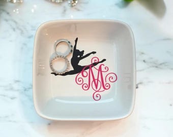 Personalized Dance Ring Dish, Ballet Dance Gift, Drill Team Gifts, Drill Team Birthday Gift Friend, Daughter Gift Idea, Christmas Gift Her