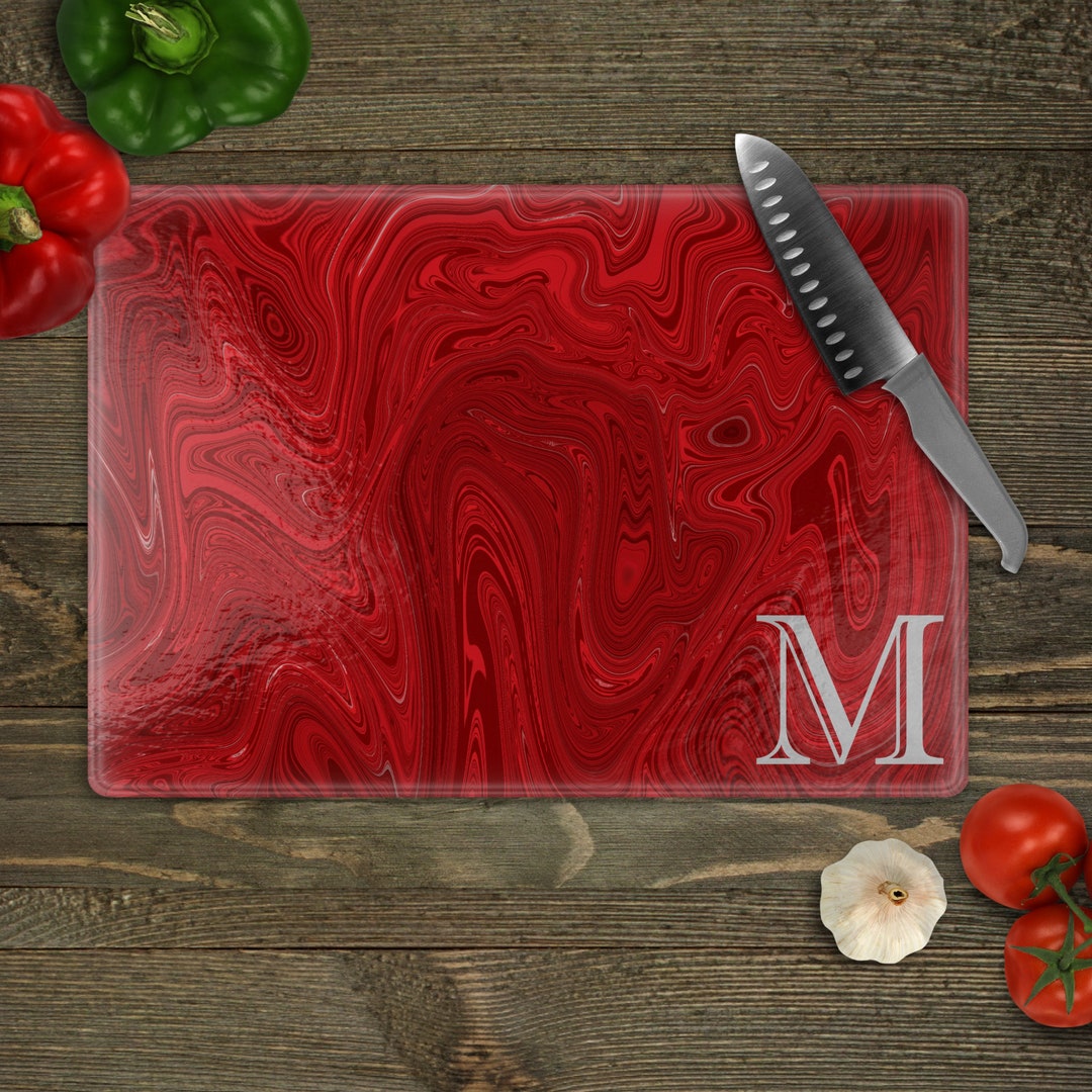 Personalized Glass Cutting Board, Decorative Cutting Board, Charcuterie