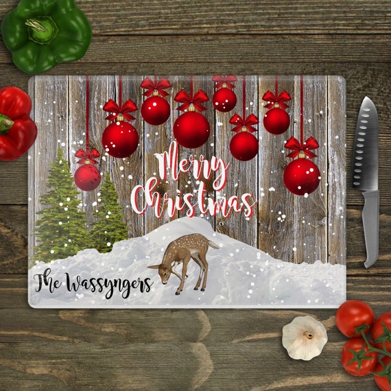 Christmas Cutting Board, Christmas Kitchen Decor, Gift for Her, Family  Gift, Christmas Party Gift, Hostess Gift, Holiday Party Gift 