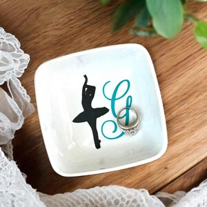Personalized Ballet Dance Jewelry Dish, Birthday Gift Her, Dancer Gifts, Dance recital Gift, Dance Team Gifts, Christmas Gift Teen Girl