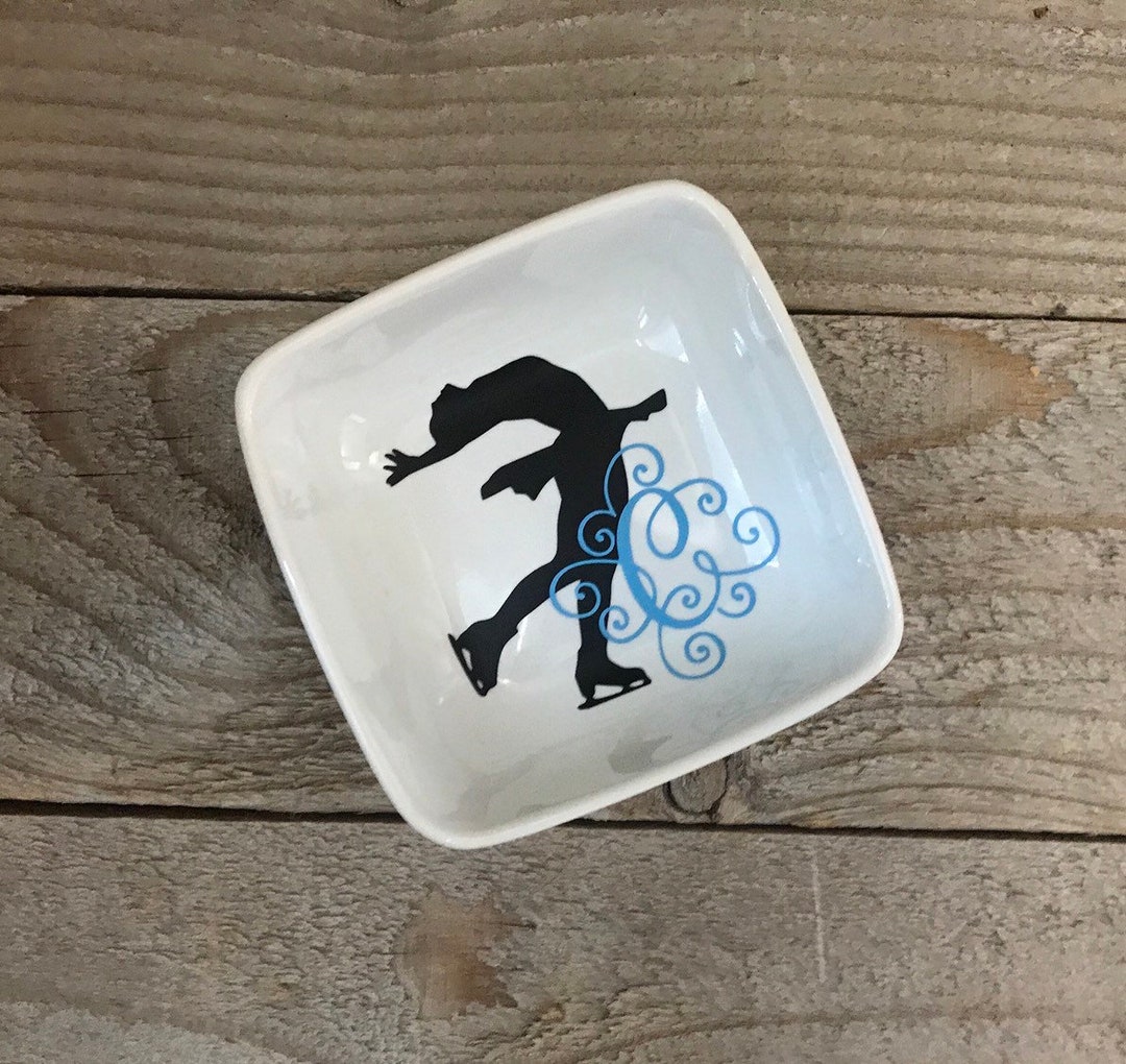 Ice Skating Gift, Figure Skating, Jewelry Dish, Recital Gift