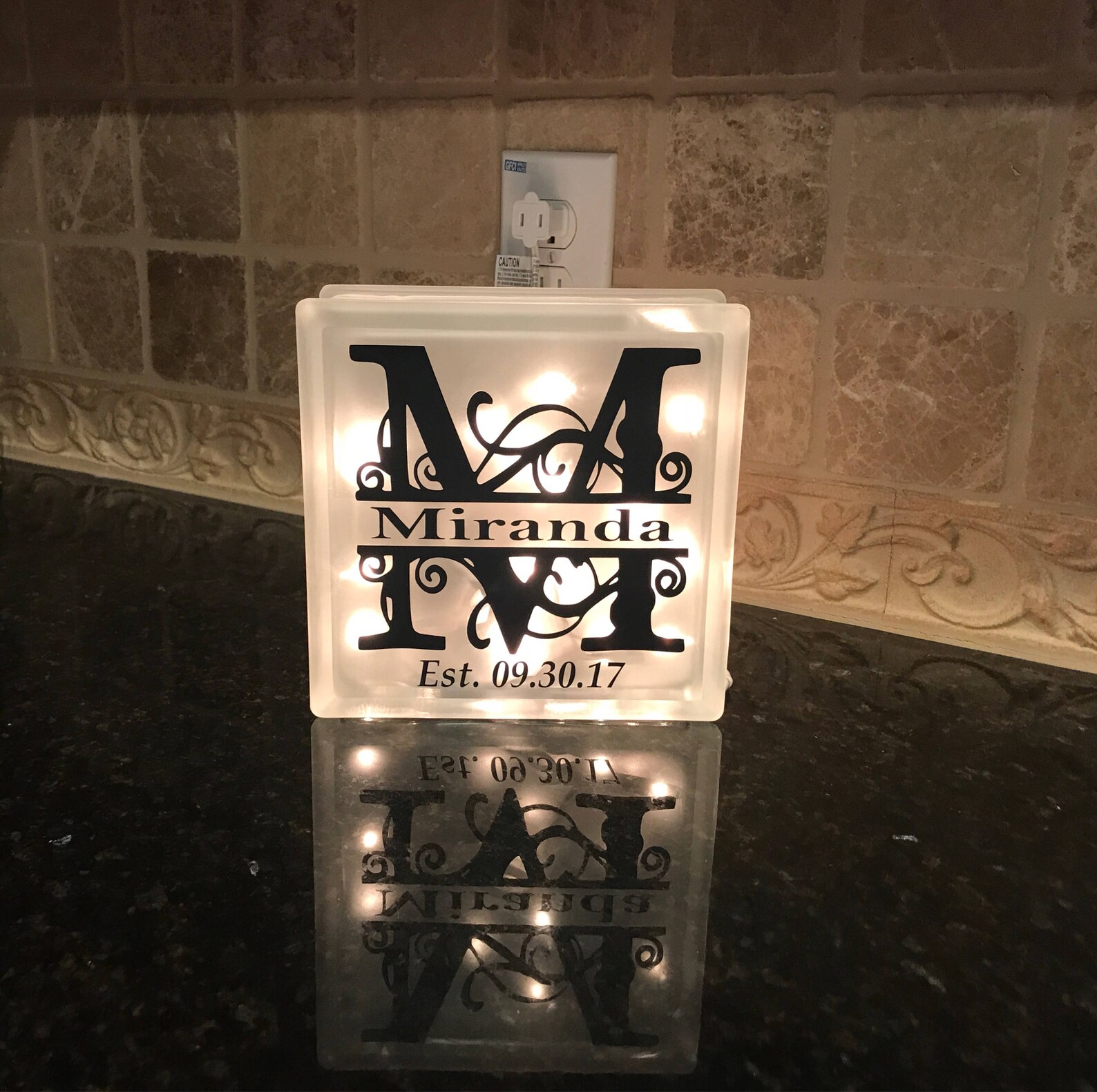 Monogrammed Personalized Wedding Gift Wedding Shower Gift Etsy