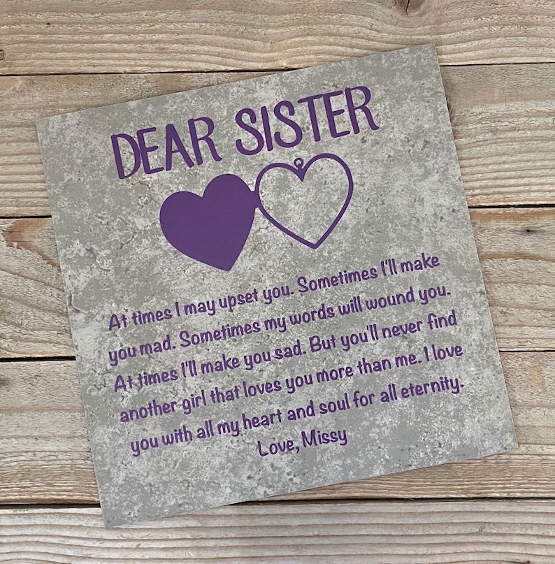 Gift for sister birthday gift for sister christmas gift for etsy