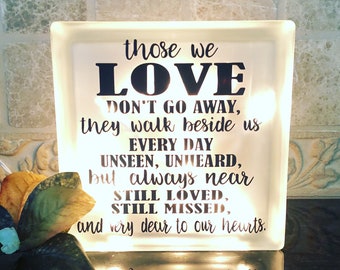 Remembrance Light Sign, Remembrance Gift, Funeral Gift, Memorial Keepsake, Remembrance Wall, Remembrance Sign for Wedding, Loss of Husband