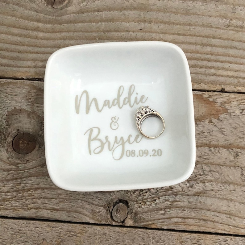 Couple Personalized Ring Dish Custom Jewelry Dish Gift for Etsy