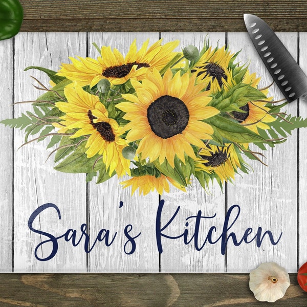 Sunflower Kitchen Sign Etsy