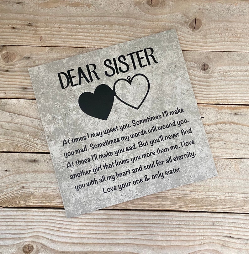 Gift for Sister, Birthday Day Gifts, Christmas Gifts, Personalized Gifts, Gifts for Her, Housewarming Gift, Sister Gifts,Decorative Tile, image 9