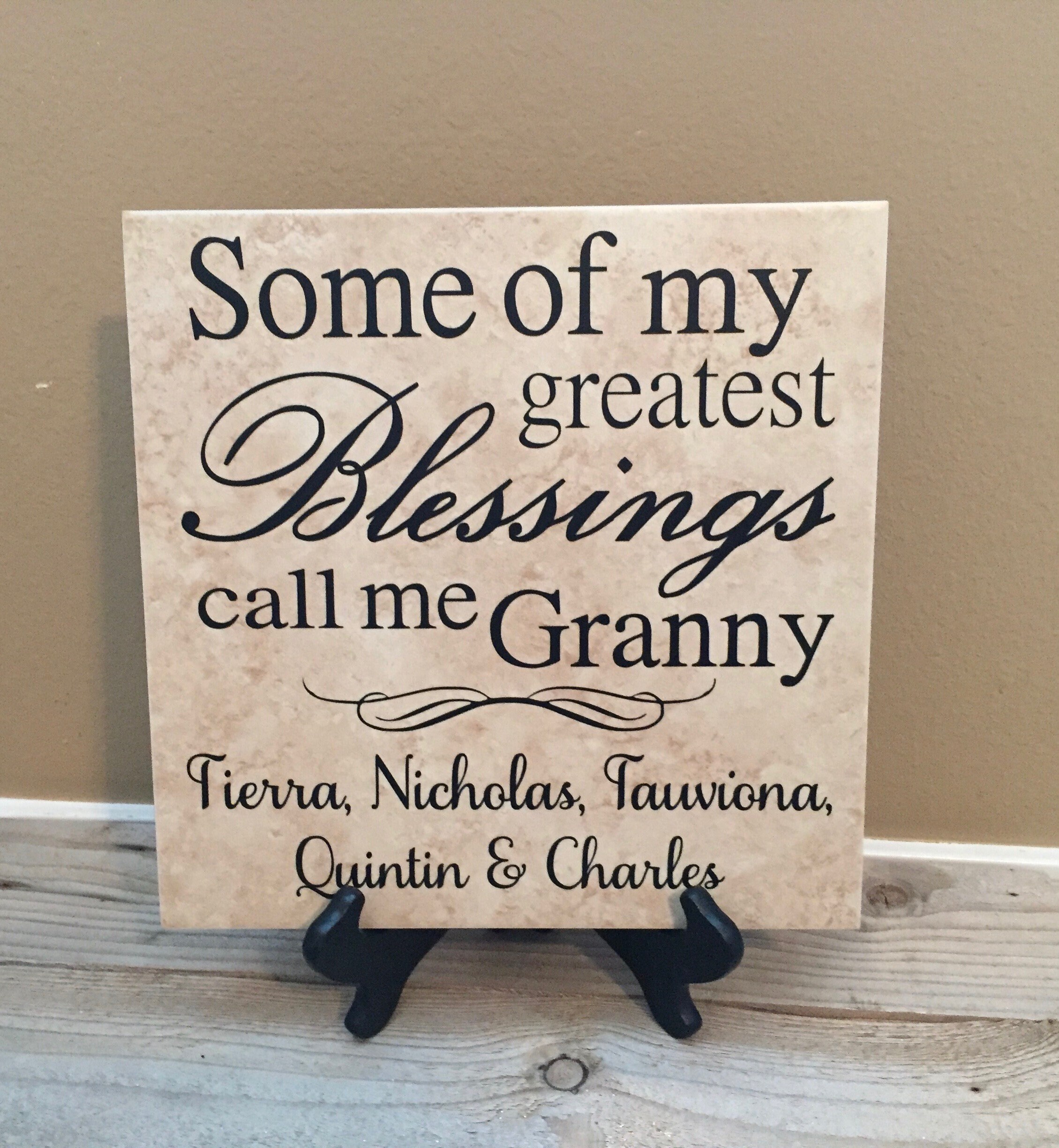 Personalized Gift for Grandma Grandparents Day Gift Birthday Etsy