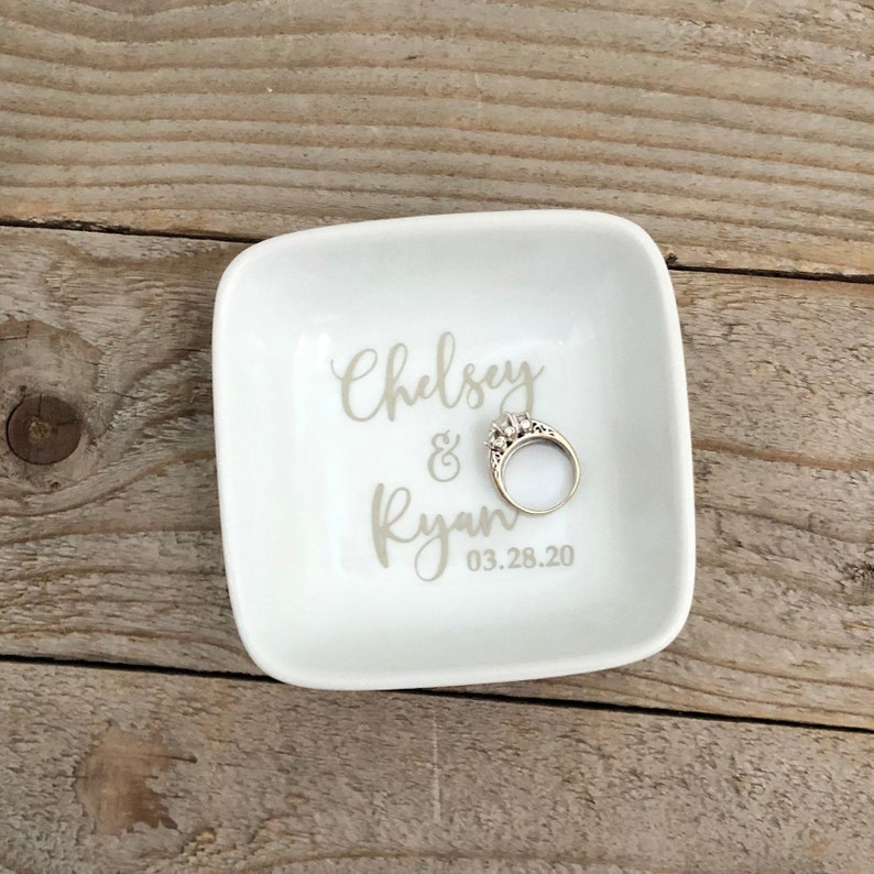 Couple Personalized Ring Dish Custom Jewelry Dish Gift for Etsy