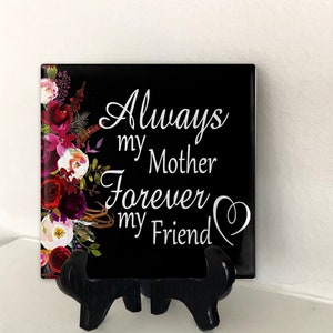 Personalized Tile, Mom Birthday Gift, Mother's Day Gift, Personalized Gift for Mother, For Mom From Daughter, Mother of The Bride Gift