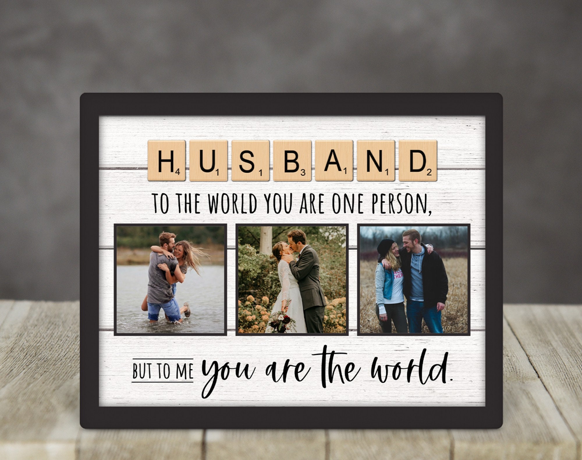 Husband Picture Frame Special Unique Gift for Husband