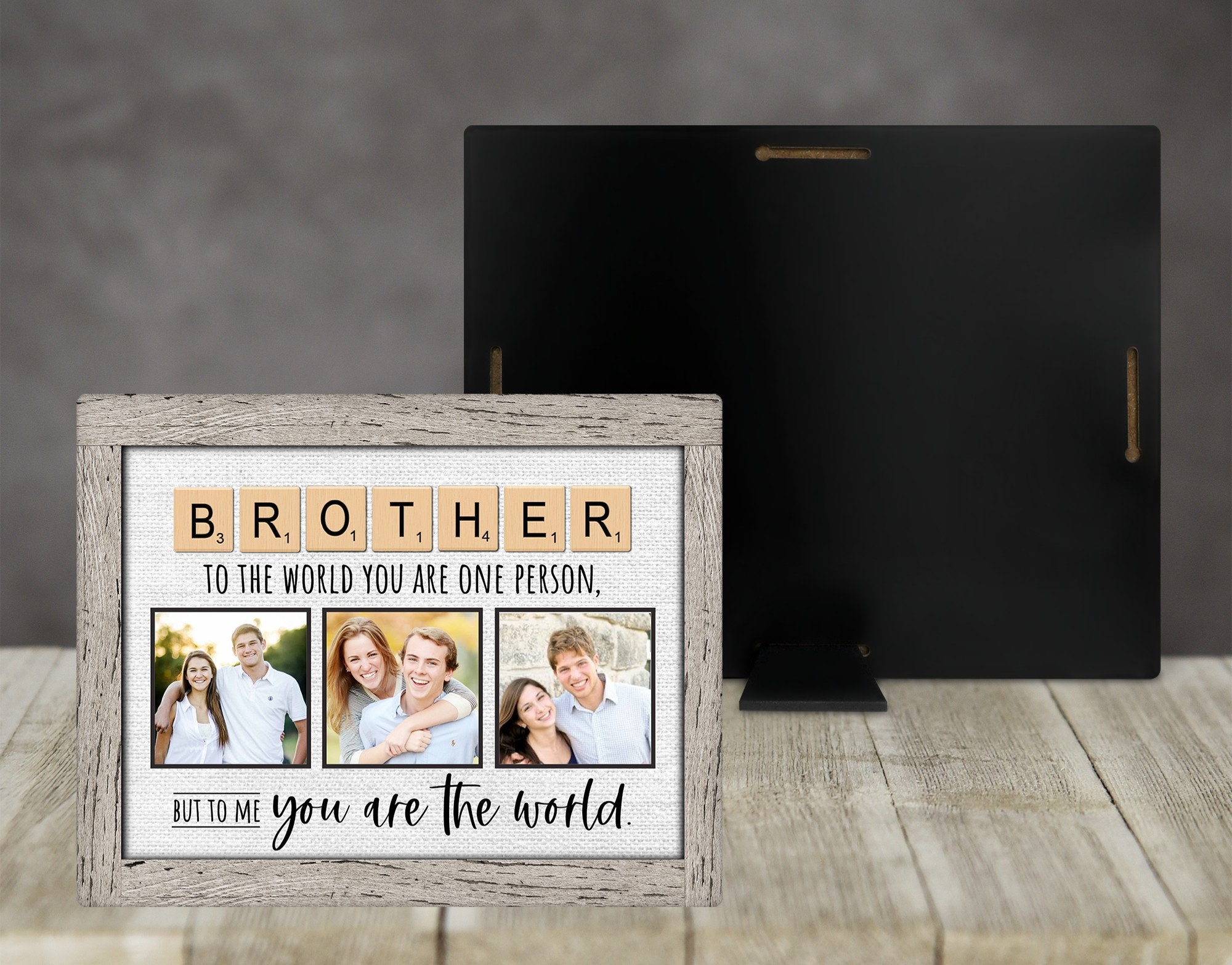 Brother Photo Frame to My Brother Brother Birthday Gift Etsy