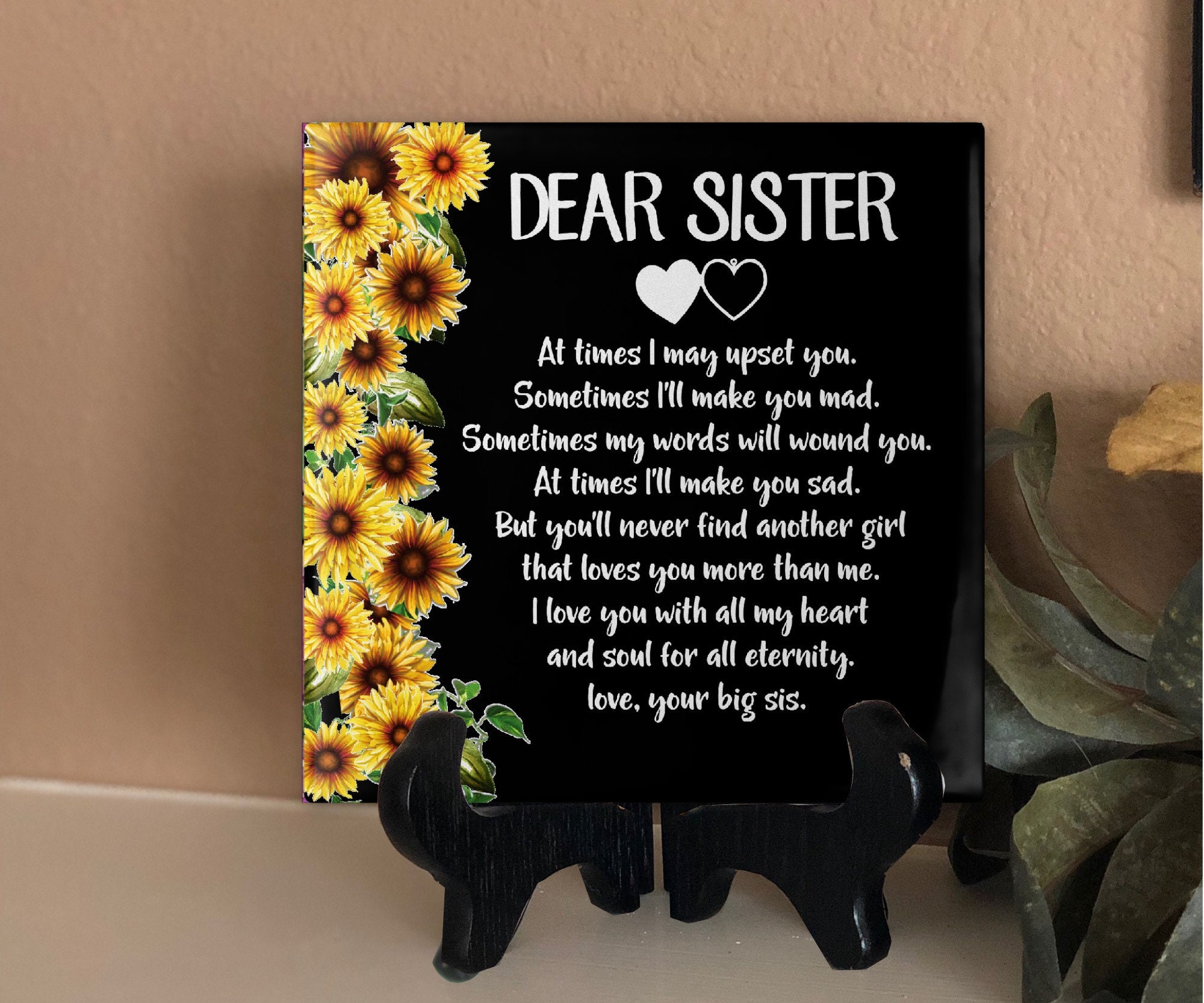 SpenMeta Sisters Gifts from Sister - Birthday Gifts for Sister - Being My  Sister is the Only Gift You Need - Big Sister Gift - Funny Christmas,  Mothers Day Gift… in 2023