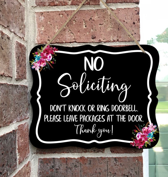 Do Not Knock or Ring Doorbell Sign Door Hanger Sleeping Etsy