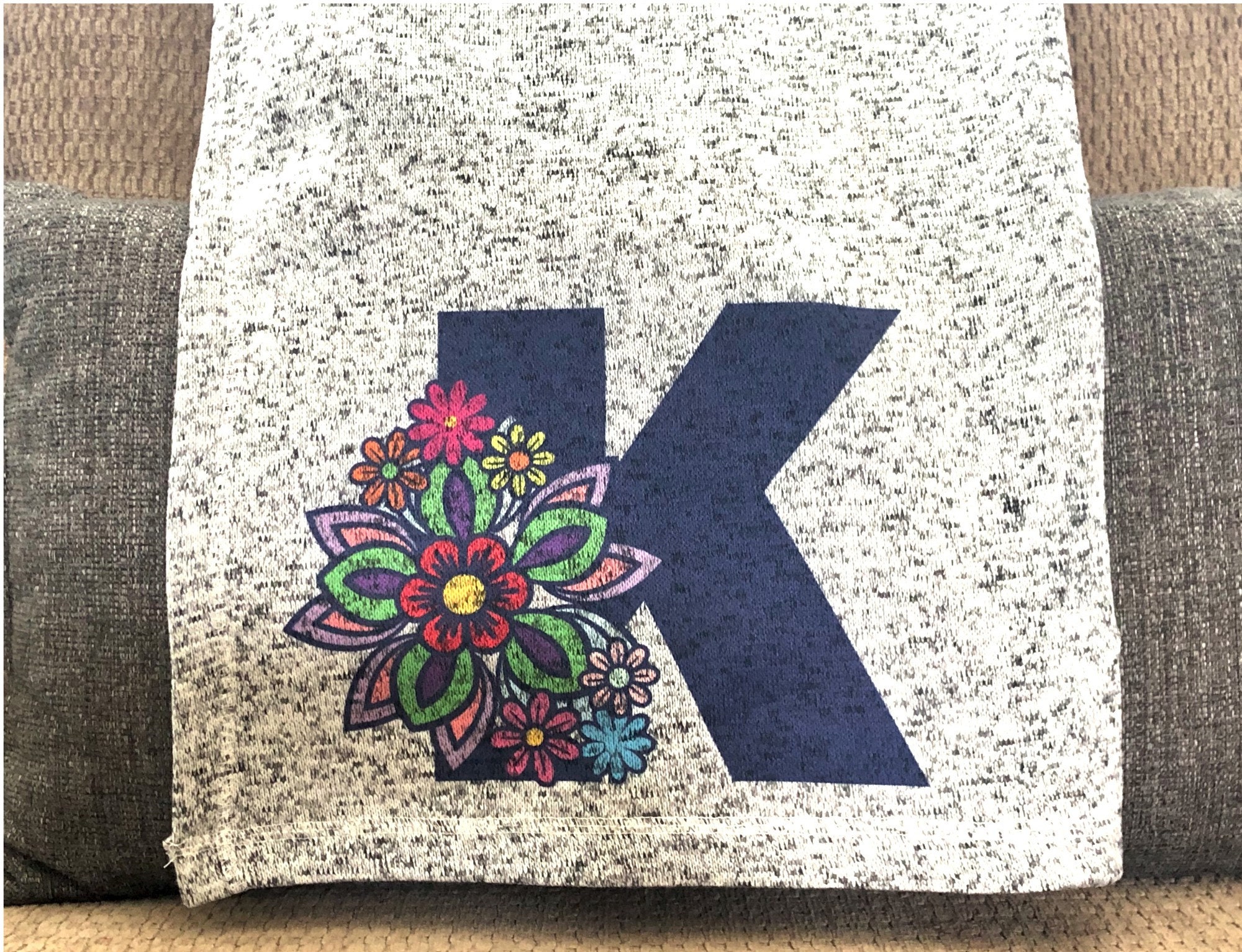 Monogrammed Blanket Personalized Throw Blanket Couch Throw Etsy