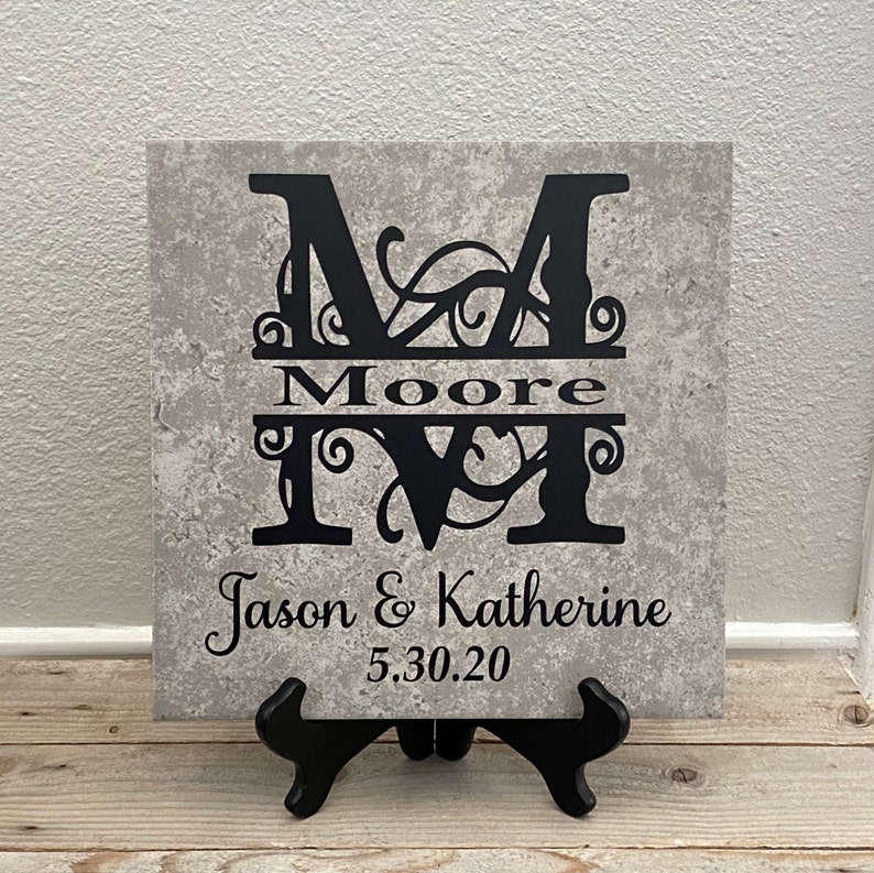 Wedding Gift, Wedding Gift Personalized, Gifts for couple, gift ideas, gifts for bride, gift for parents, wedding signs, wedding, last name image 2