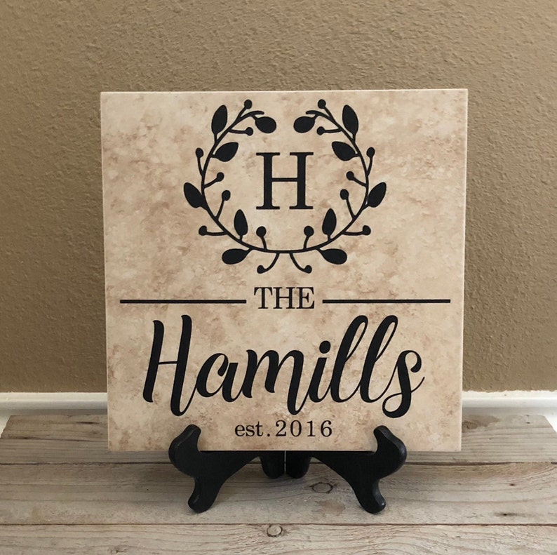 Custom Monogrammed Wedding Gift Wedding Gift for Heres Etsy