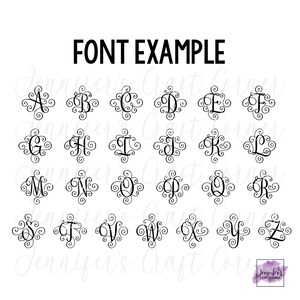 Puede incluir: Una imagen en blanco y negro que muestra un ejemplo de fuente con todas las letras del alfabeto en un estilo de fuente decorativo y en espiral.