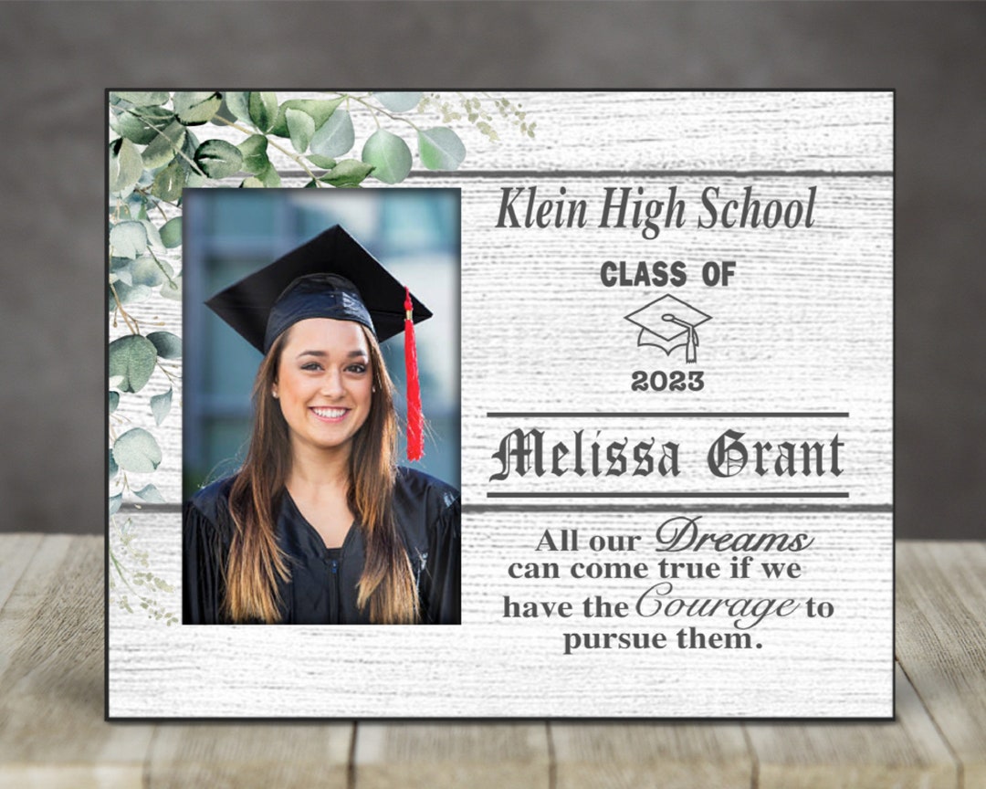 Personalized Graduation Picture Frame, Graduate Photo Frame, Class of