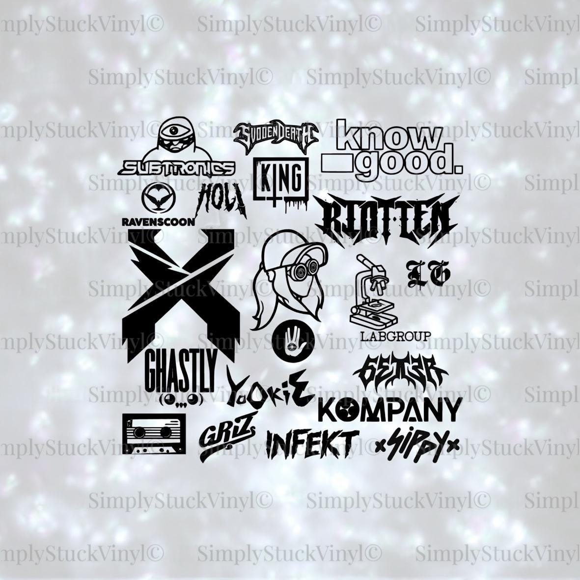 Edm Target Sticker EDM Vinyl Decals - Etsy