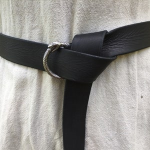 1-1/4 Wide Leather Ring Belt - Etsy